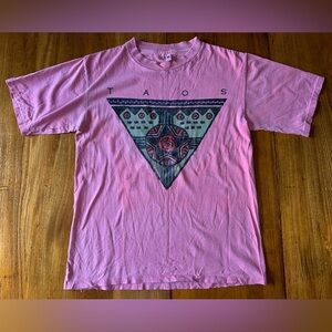 Vintage Taos New Mexico 90s Aztec Graphic Tee Large